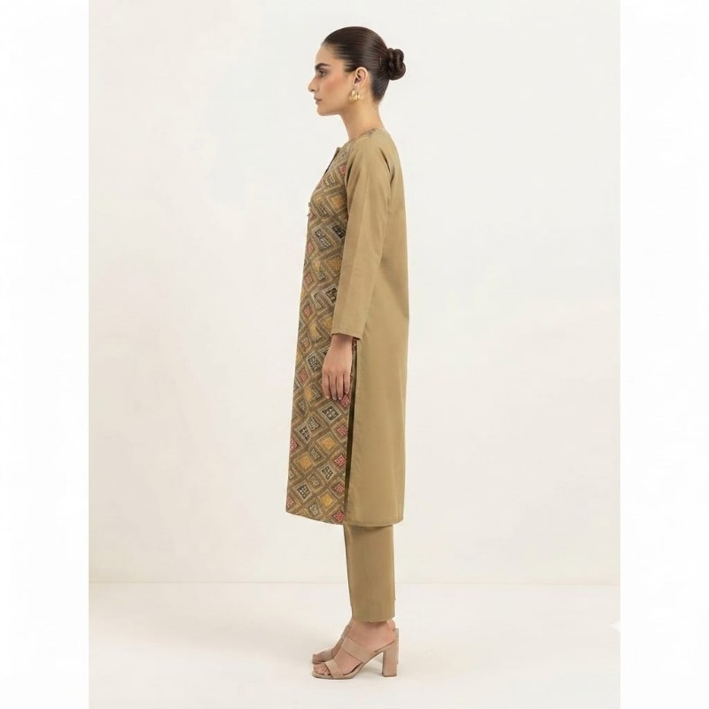 Women’s Geometric Print Straight Kurta