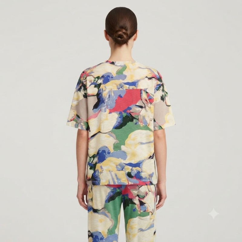 Abstract Floral Printed Co-ord Set