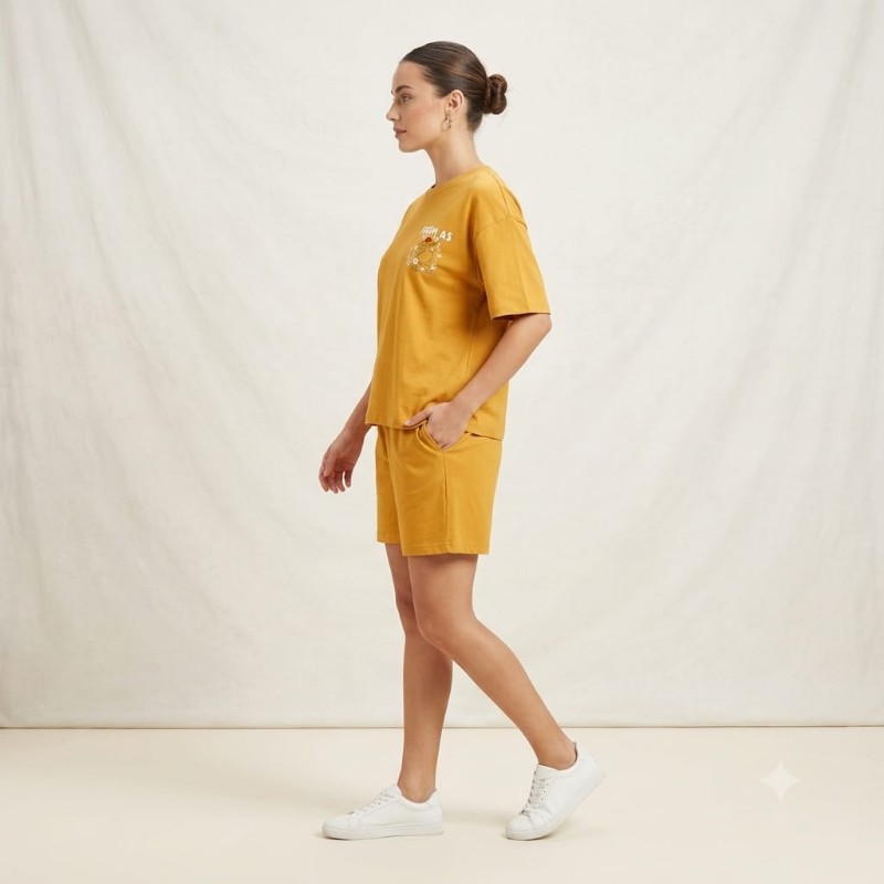 Womens Mustard Yellow 
